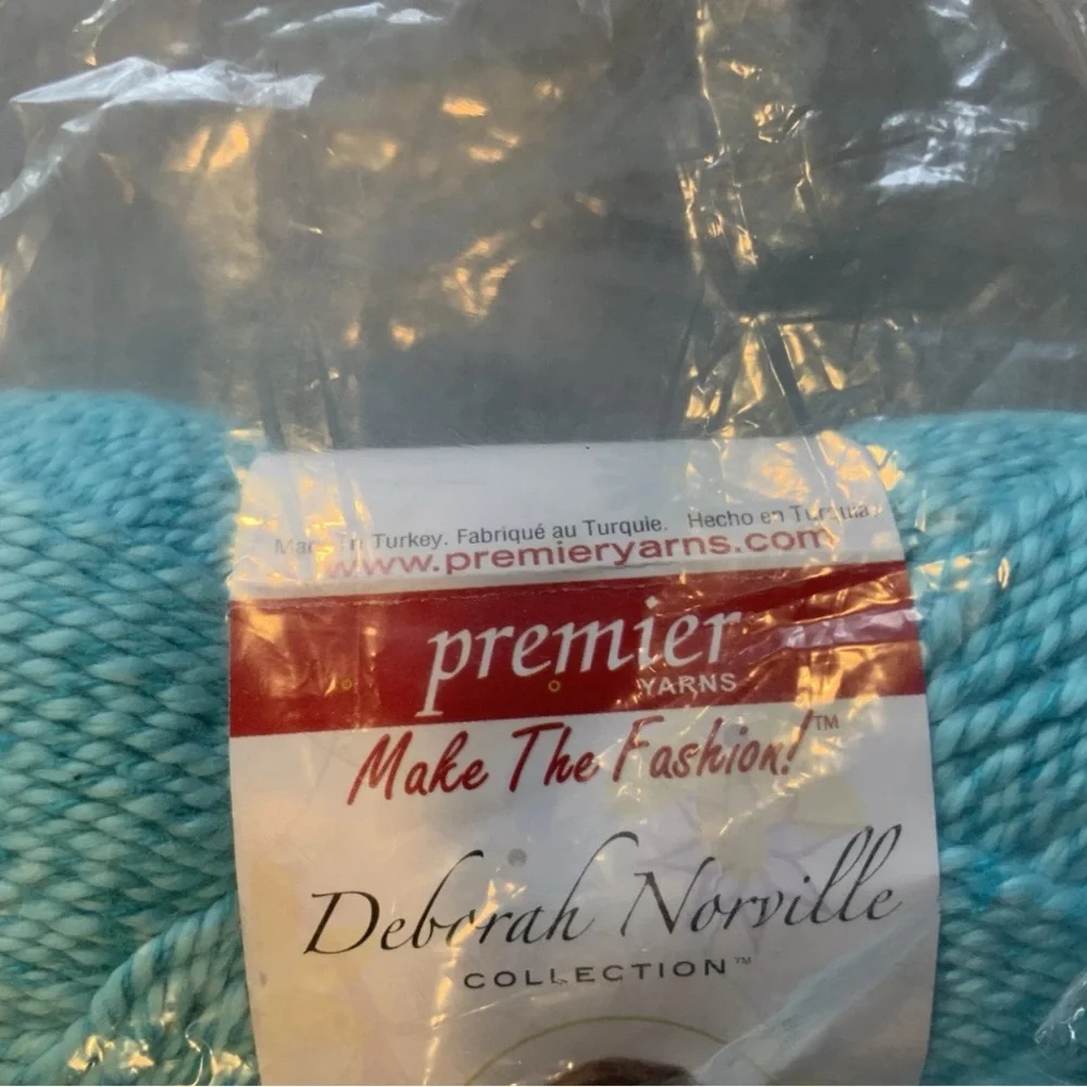 Deborah Norville Cotton Soft Silk Solid Turquoise 3 oz Cotton Silk #4